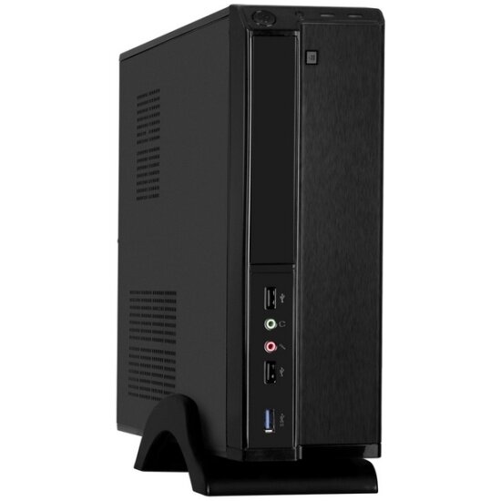 Корпус Desktop Exegate MI-207U-450W-8 miniITX/mATX, БП M450, черный EX288783RUS