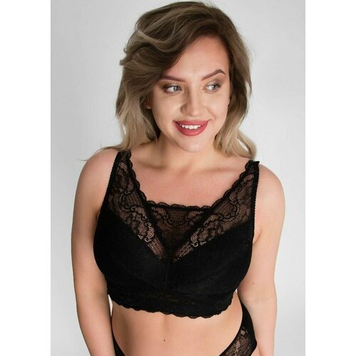 фото Бюстгальтер akcent, 2 шт., размер 90f, черный, синий