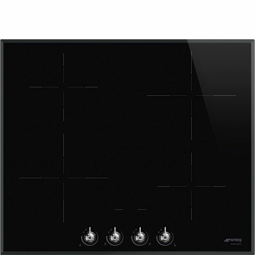 Индукционная варочная панель Smeg SI364BM, 60 см, черная