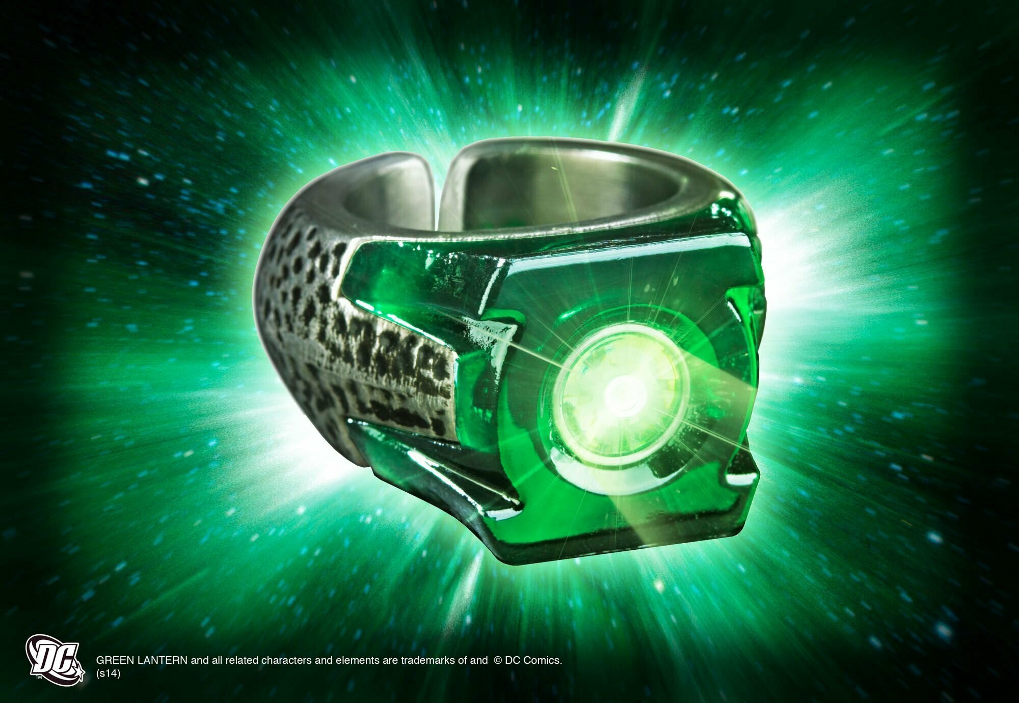 Кольцо Зеленый Фонарь фигурка по видеоиграм и фильмам светящаяся