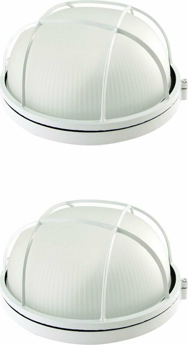 фото Светильник TDM НПБ1302 100W с решеткой IP54 круг белый