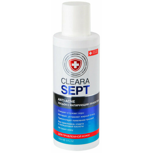 Лосьон для лица CLEARASEPT Anti-acne антибактериальный, для проблемной кожи, 150мл