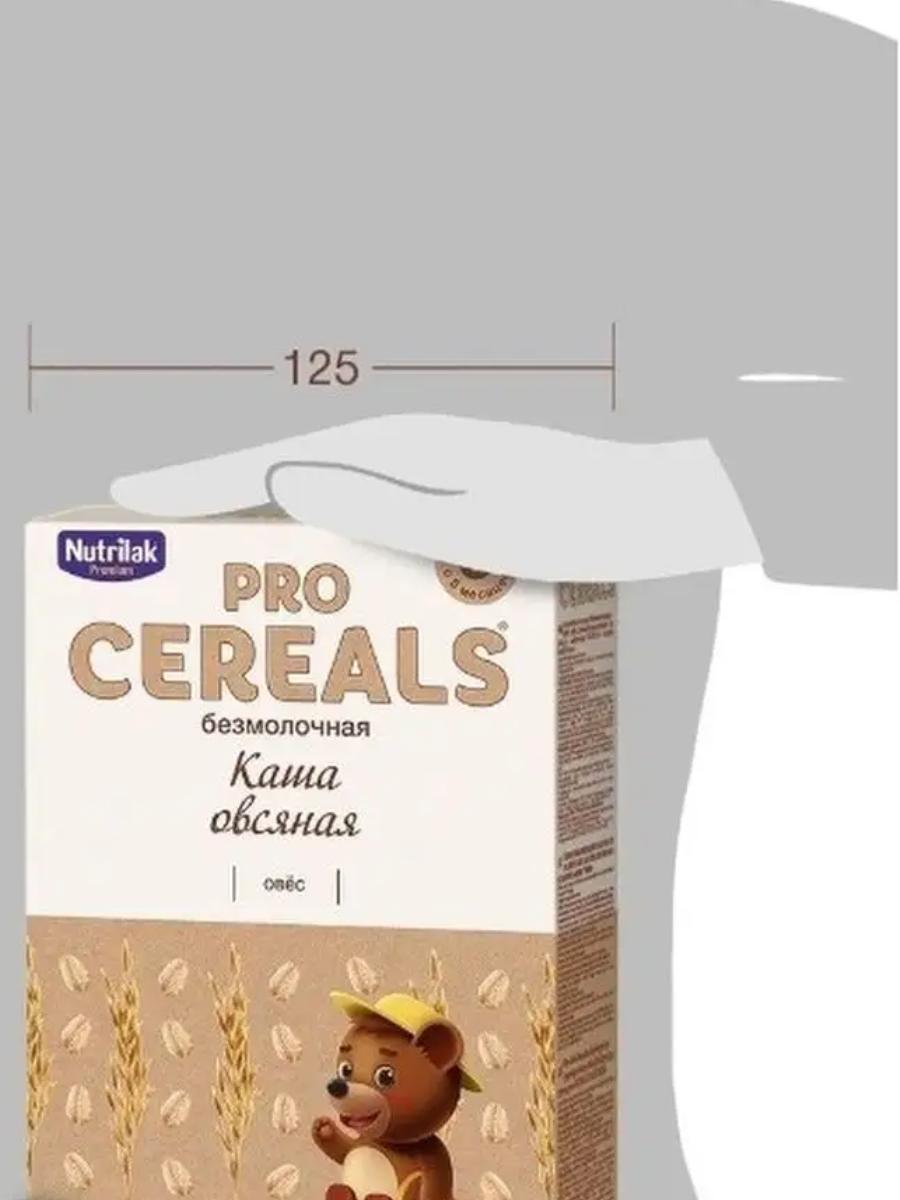 Каша овсяная Nutrilak Premium Pro Cereals цельнозерновая безмолочная, 200гр - фото №19