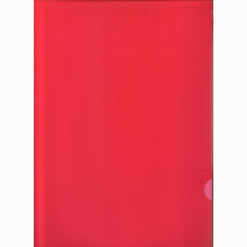 Папка-уголок А4 180мкм пластиковая красный. Количество в наборе 30 шт. папка уголок durable а4 180мкм прозрачная красная