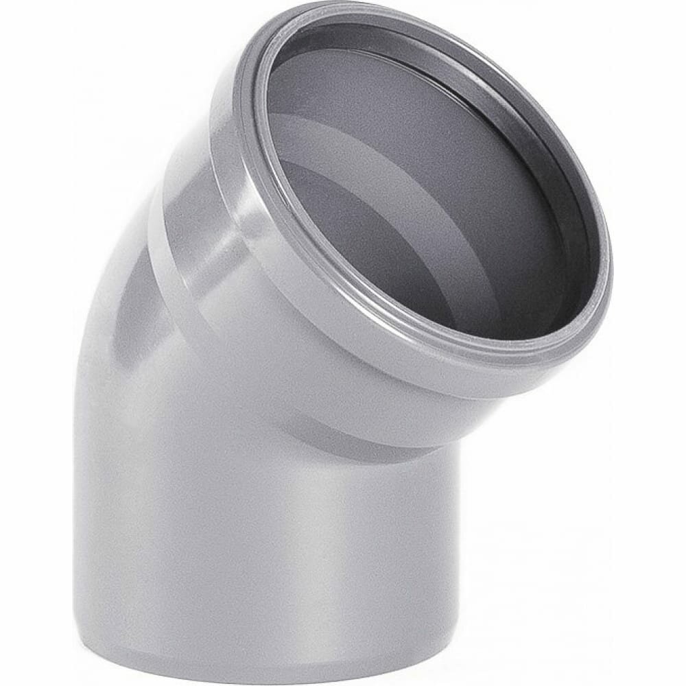 фото Отвод НПВХ 110х45°, Хемкор 2391029