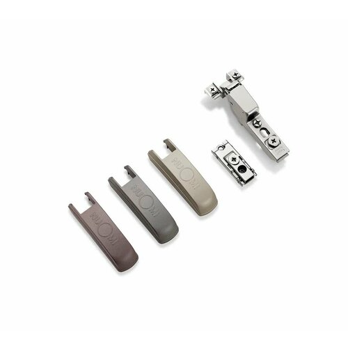 Петля мебельная Nuomi с прямой ответной планкой для алюм. фасада 105 градусов, Вкладная