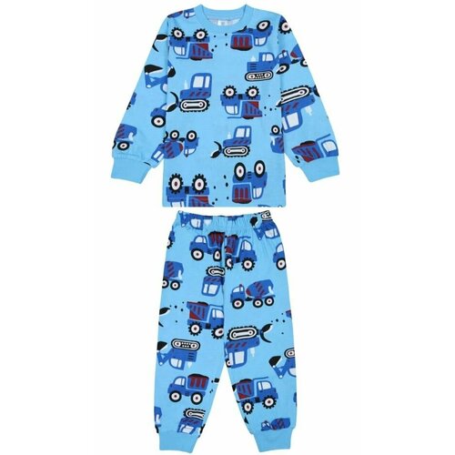 Пижама BONITO KIDS, размер 104, голубой пижама для девочек лонгслив брюки цвет белый голубой рост 104 см