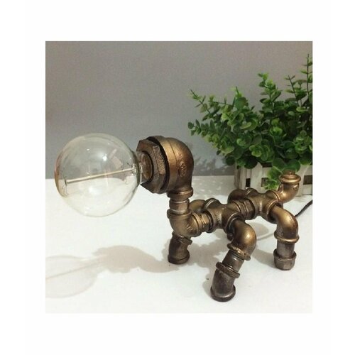 Декоративный металлический светильник 