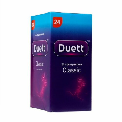 Презервативы DUETT Classic 24 шт презервативы duett ultra light 30 шт