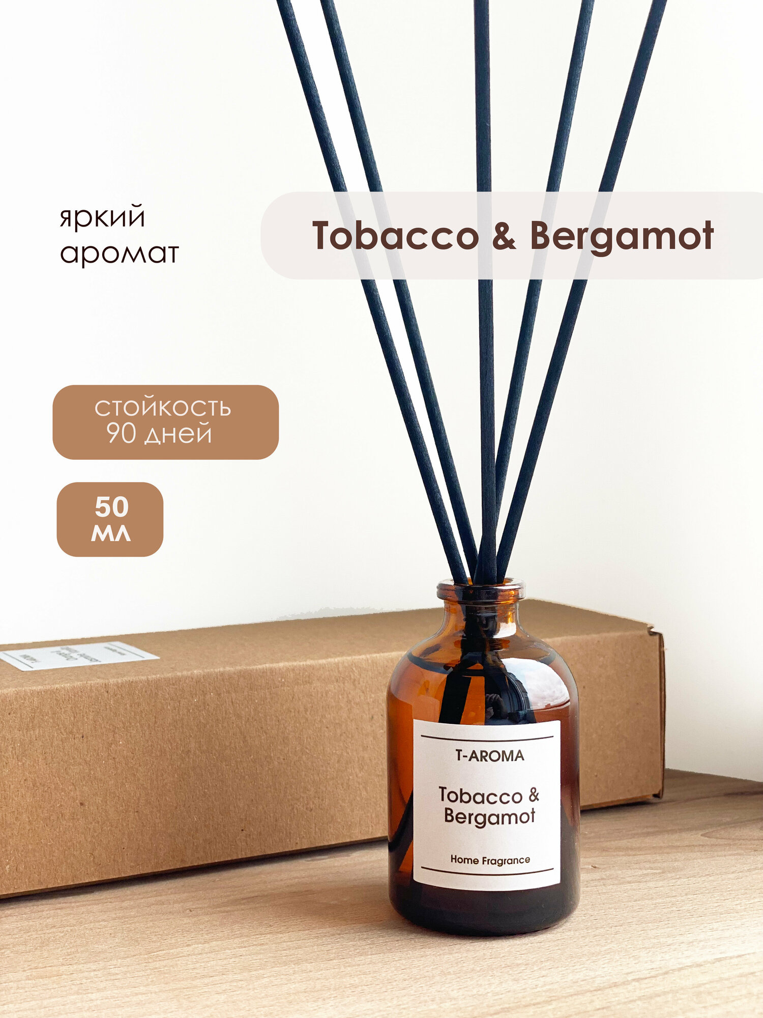 Парфюм для дома арома диффузор по мотивам Tobacco Bergamot
