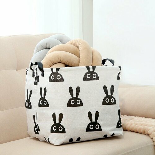 Корзинка для игрушек Зайка 323232 см 690₽