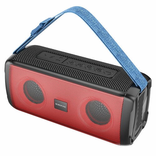 Bluetooth колонка с поддержкой звонков BT FM TF USB AUX TWS и двойным динамиком 10ВтBorofone BR26 colorful led flashing 350000₽