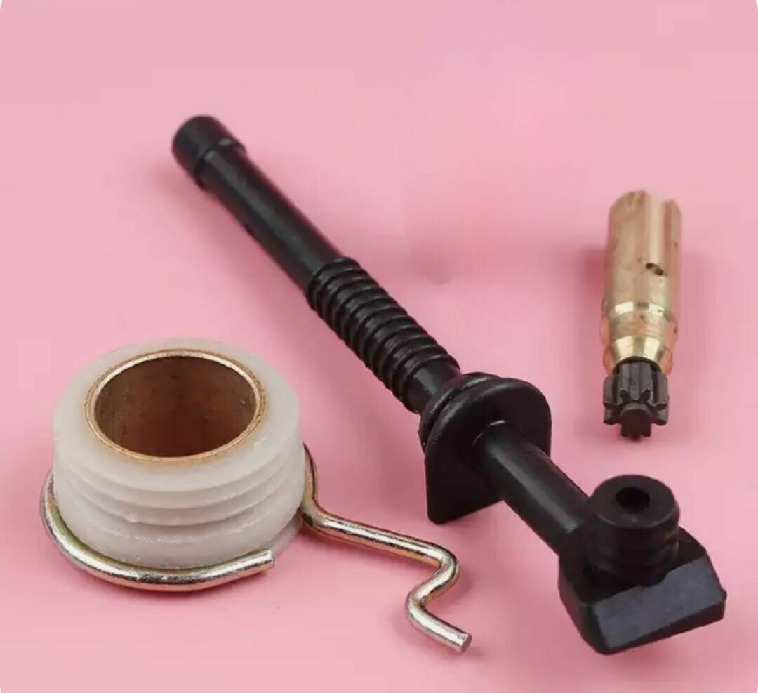 фото Комплект: привод (червяк) масляного насоса + маслонасос + шланг / для бензопилы Stihl MS 170 180 210 230 250 (качество)