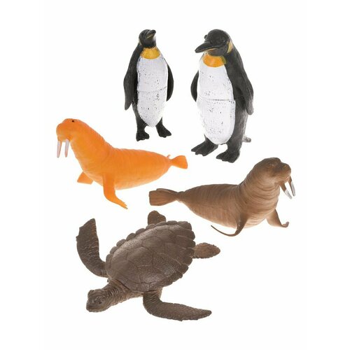 Игровой набор фигурок Морские животные, 5 шт играем вместе набор фигурок морские животные 5 см 12 шт