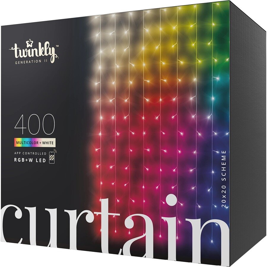 Световая гирлянда новогодняя Twinkly TWW400SPP-TEU 3 м разноцветный/RGB - фото №3