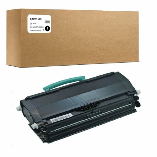 Картридж E260A11E для Lexmark E260/E360/E460/E462 3.5K Compatible (совместимый) картридж 7q seven quality e260a11e для lexmark e260 e360 e460 e462 чёрный 3500 страниц