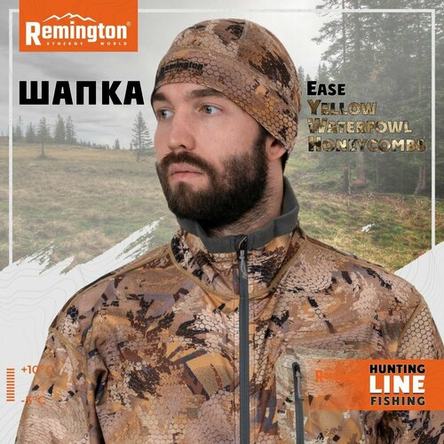 шапка бини remington размер s m хаки оранжевый Шапка Remington, размер S/M, коричневый