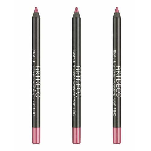 ARTDECO Водостойкий карандаш для губ Soft Lip Liner Waterproof тон 190, 1,2 г, 3 шт