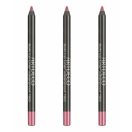 ARTDECO Водостойкий карандаш для губ Soft Lip Liner Waterproof тон 190 12 г 3 шт 3219₽