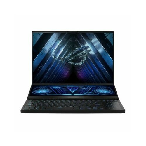 Ноутбук Asus ROG Zephyrus Duo 16 GX650PY-NM083W 90NR0BI1-M004V0 AMD Ryzen 9 7945HX, 2.5 GHz - 5.4 GHz, 32768 Mb, 16 WQXGA 2560x1600, 2000 Gb SSD, nVidia GeForce RTX 4090 16 Gb, Windows 11 Home, черный, 2.67 кг, 90NR0BI1-M004V0 ноутбук asus rog zephyrus duo 16 2023 gx650py nm040w 90nr0bi1 m00270 16 ryzen 9 7945hx 32 гб ssd 2048 гб geforce® rtx 4090 для ноутбуков черный