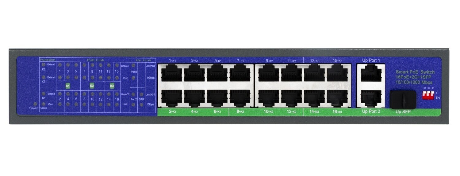 Коммутатор CARCAM POE-1621N