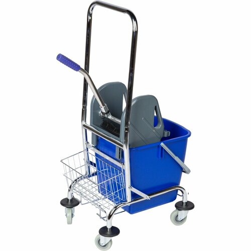 Тележка уборочная Luscan с отжимным прессом Prof 26 л 56x40x94 см AF08082 16844₽