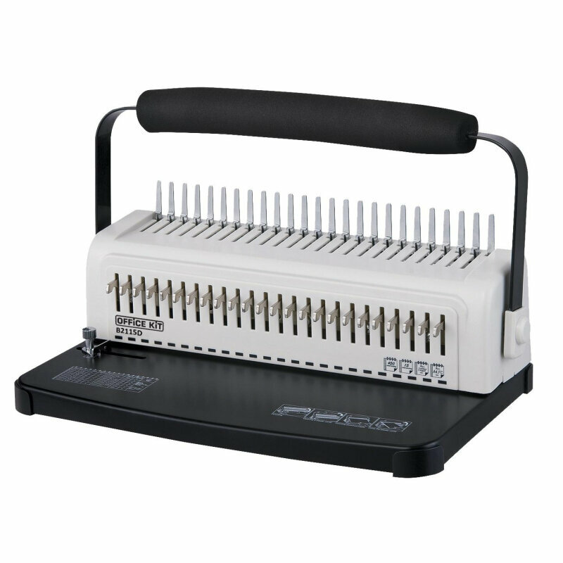 Брошюровщик Office Kit B2115D А4,15л./450л, пл. пруж, 1432915