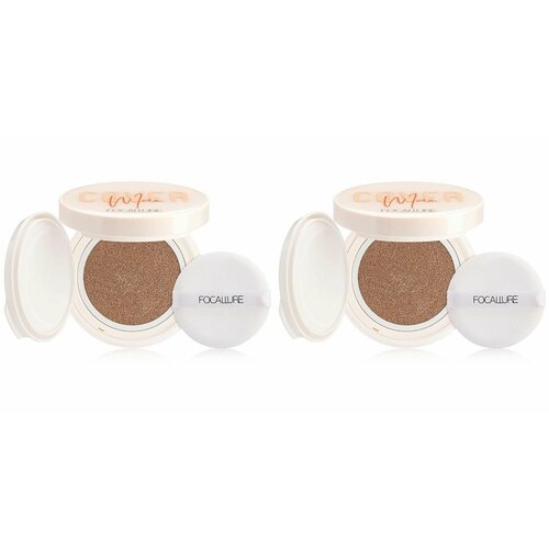 Focallure Тональный крем кушон Longlasting Cushion Foundation тон 02, 12 г, 2 уп.