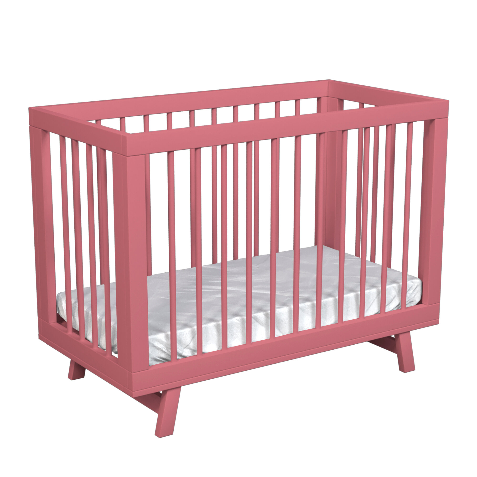 Кроватка для новорожденного Lilla - модель Aria Antique Pink 4102387