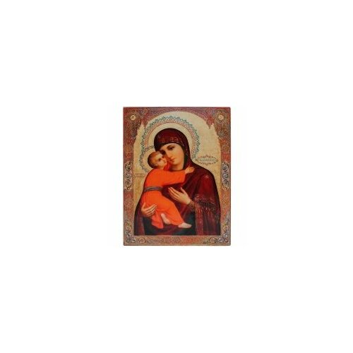Икона БМ Владимирская 11х14,5 #155337 икона бм владимирская 14х18 5 03 20 см