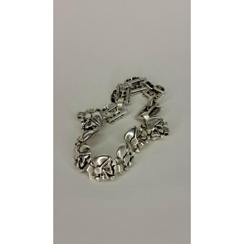 фото Браслет пират, 1 шт., размер 22 см, размер xl, диаметр 7 см, желтый метарт