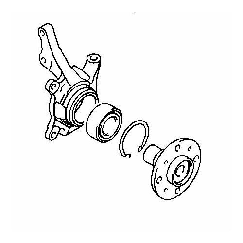 Подшипник ступ. CITROEN C2 C3 SAXO PEU.1007 106 206 306 93-05 пер.