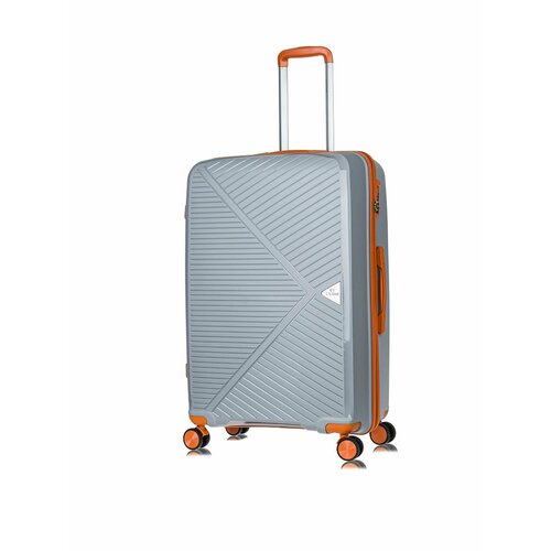 Умный чемодан L'case Ch0929, 113 л, размер L-, серый умный чемодан l case 78 л размер m серый