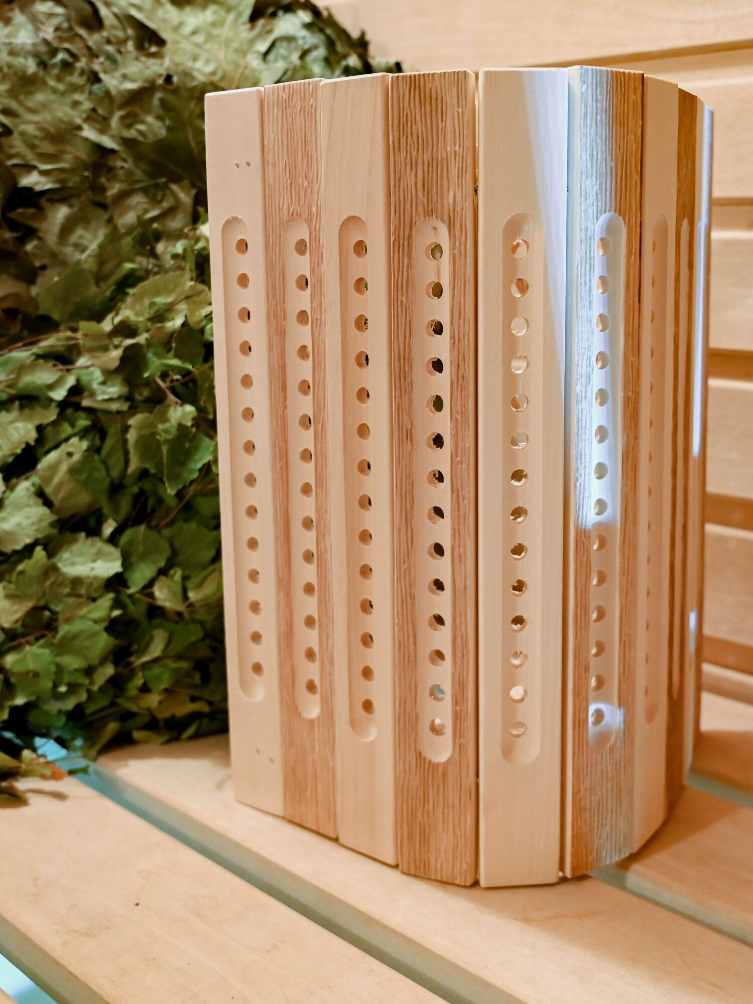 фото Абажур для светильника настенный для бани и сауны