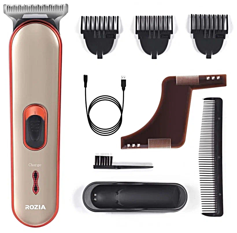 Машинка для стрижки волос HQ-246, профессиональный триммер, стрижка волос/борода/усы, Серебристый