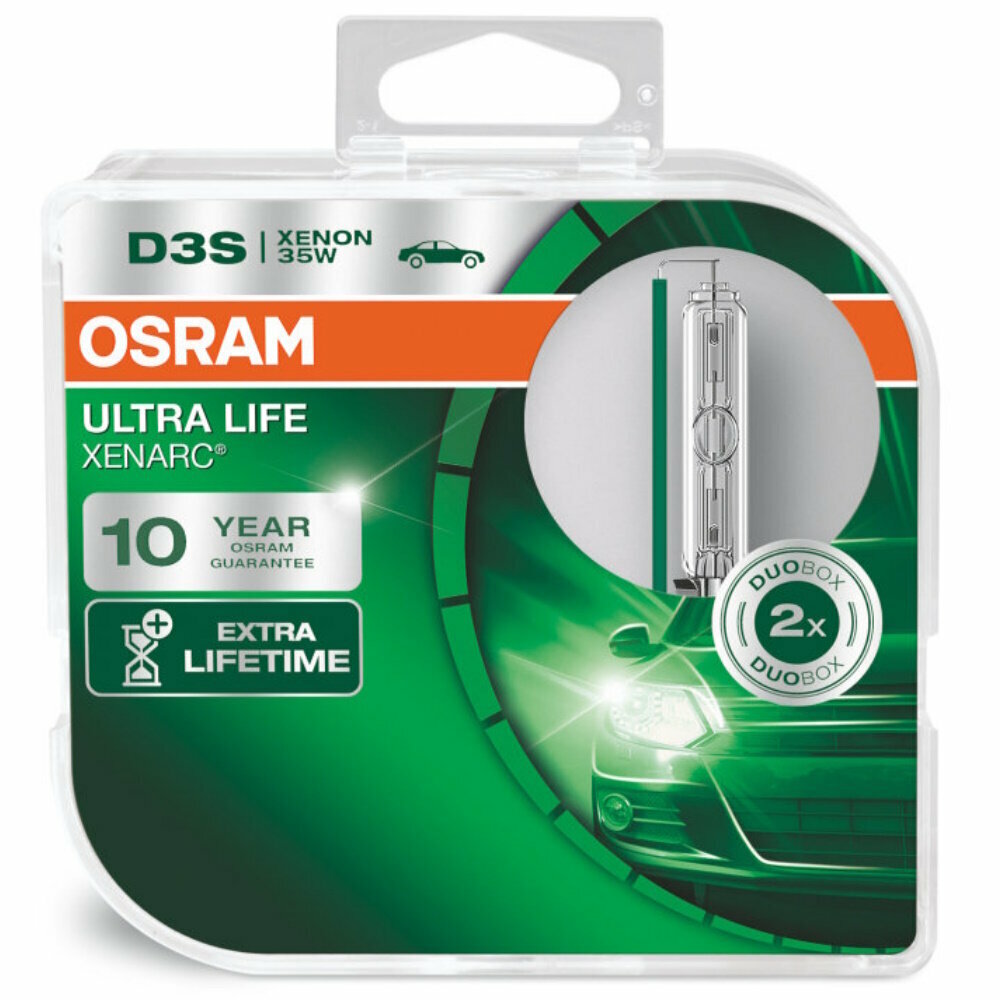 Ксеноновая лампа Osram D3S 35W Utra Life (Duobox) 2шт.