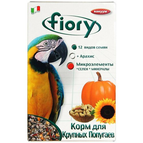 Корм для птиц Fiory для крупных попугаев 700г 2 шт корм для птиц fiory смесь для крупных попугаев 700г