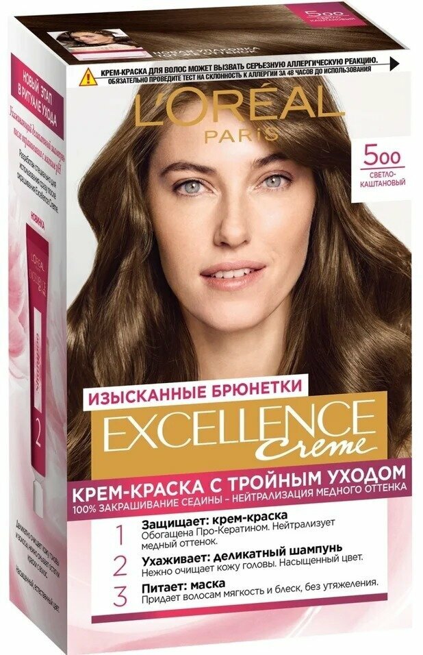 фото L'Oreal Paris Excellence стойкая крем-краска для волос