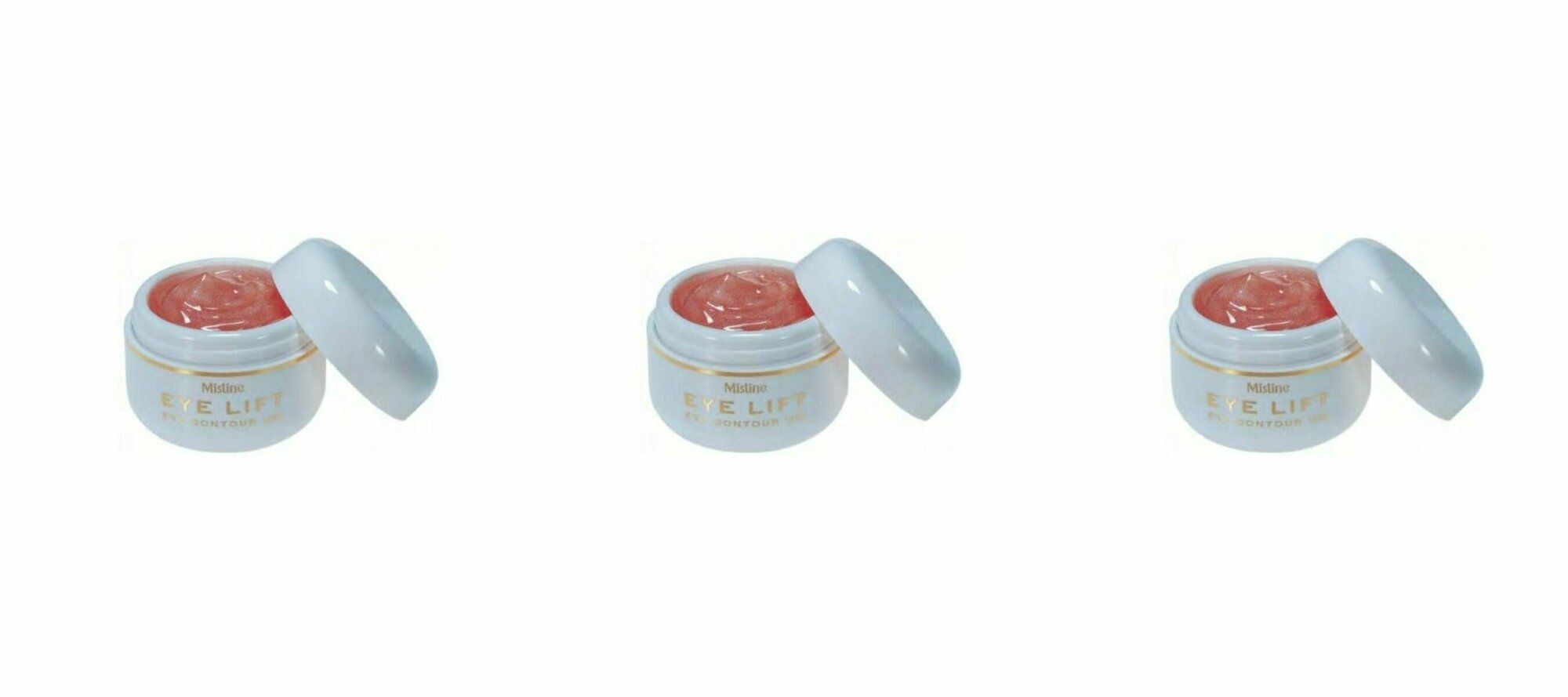 Гель для кожи вокруг глаз Mistine, Eye Lift Eye Contour Gel, увлажняющий, 10 г, 3 шт