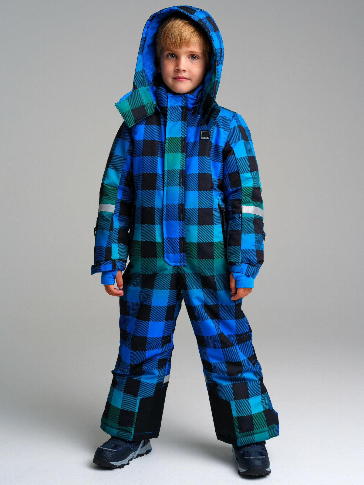 Комбинезон утеплённый playToday размер 122  черный