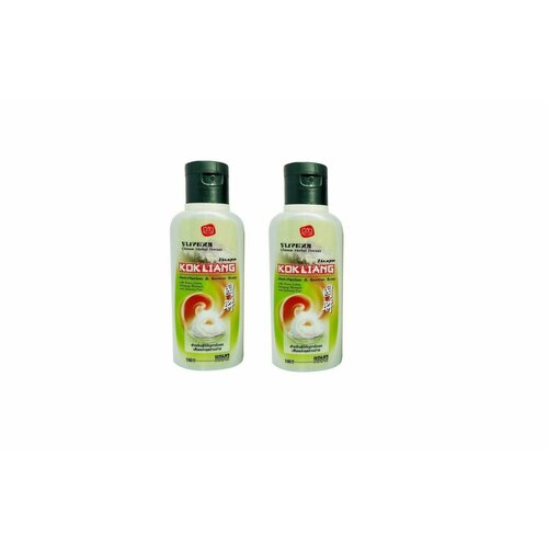 Шампунь для волос Kokliang, Chinese Herbal Therapy Anti-Hairloss & Soothes Scalp Shampoo, против перхоти, натуральный, 100 мл, 2 уп