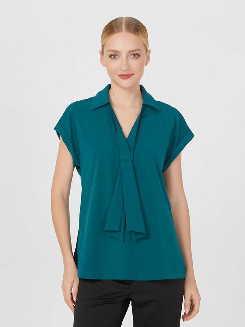 Блуза  Lo, размер 50, зеленый