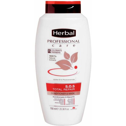 Кондиционер-маска для волос Herbal Тотальное восстановление 750мл 1шт 3205₽