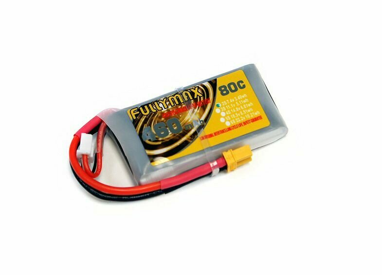 Аккумулятор LiPo Fullymax 7.4V 460мАч 80C FB460XT-2S-80C