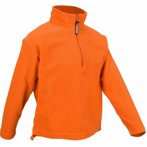 фото Свитшот avento, средней длины, без карманов, без капюшона, размер 140, оранжевый