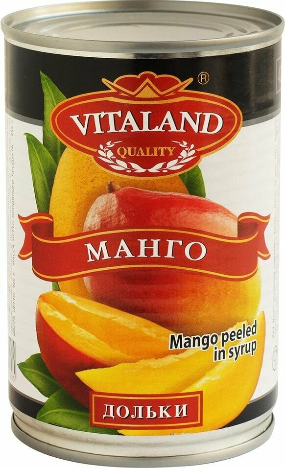 Манго Vitaland дольки в сиропе 425г х1шт