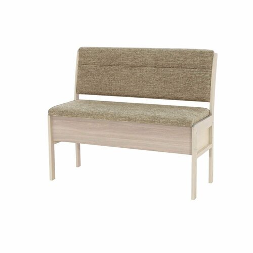 Кухонный диван Боровичи-мебель Этюд облегченный вариант 1140 Модерн серый/Выбеленная береза 14634