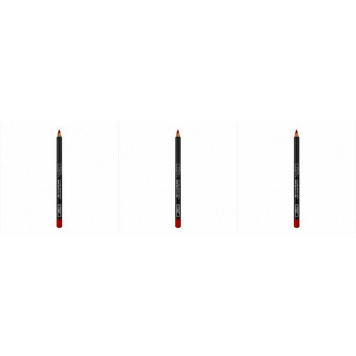 Карандаш для губ Locean, Lipliner Wood Pencil #17, Real Red, 3 уп.