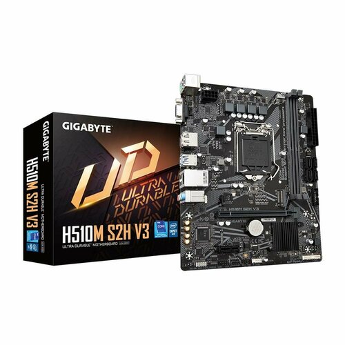 Материнская плата GIGABYTE H510M S2H V3 (LGA1200) материнская плата gigabyte h410m h lga1200 matx