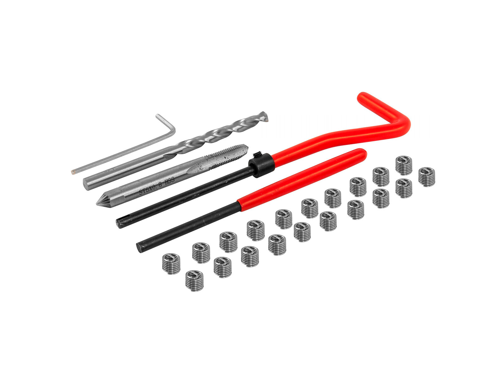 Набор для восстановления резьбы M5x08 Thorvik TRIS508 (53172) 25 предметов